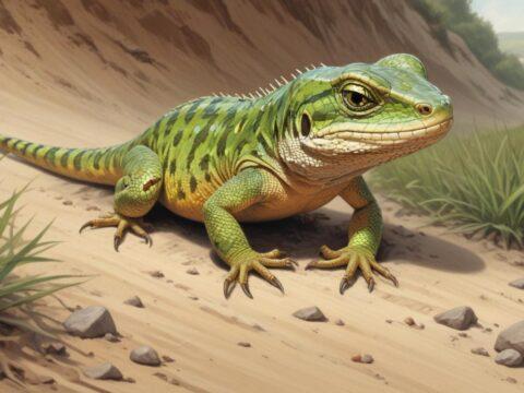 Zauneidechsen fühlen sich an Bahngleisen wohl