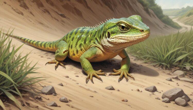 Zauneidechsen fühlen sich an Bahngleisen wohl