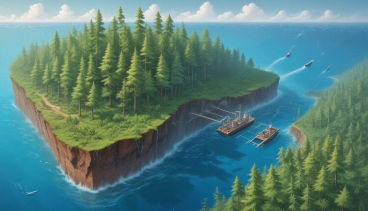 Synergie zwischen Land und Meer: Eine vielversprechende Strategie zur CO₂-Entnahme**