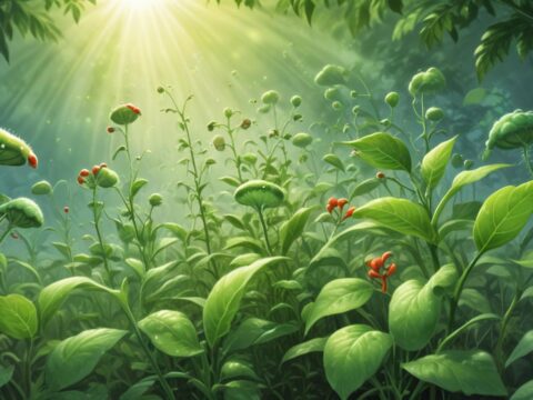 ** Blütenpflanzen und ihr innovativer Einsatz eines Pseudoenzyms zur Indolproduktion