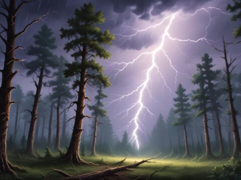 Jährlich 320 Millionen Bäume durch Blitze geschädigt – Ein alarmierender Verlust an Biomasse**