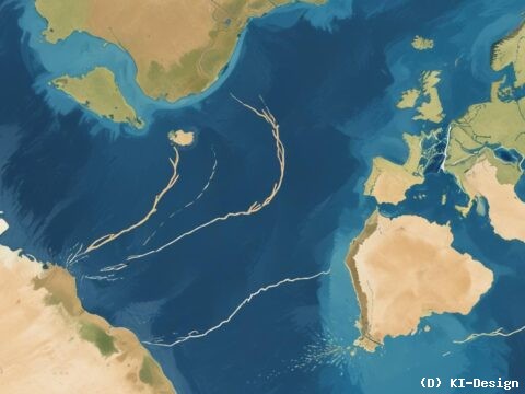 Veränderungen der Atlantischen Ozeanströmung im Verlauf der letzten 12.000 Jahre** Veränderungen der Atlantischen Ozeanströmung im Verlauf der letzten 12.000 Jahre**