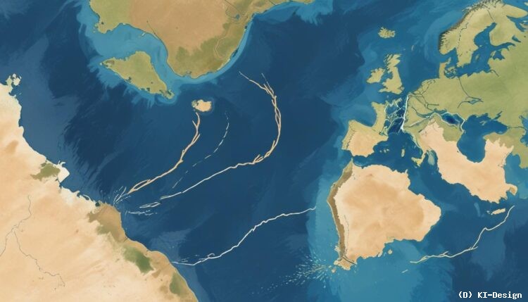 Veränderungen der Atlantischen Ozeanströmung im Verlauf der letzten 12.000 Jahre** Veränderungen der Atlantischen Ozeanströmung im Verlauf der letzten 12.000 Jahre**