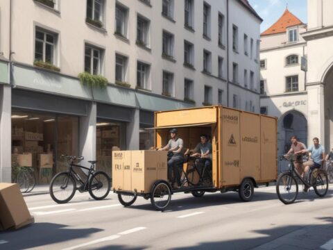 Neuer Radlogistik-Hub in München: Ein zukunftsweisendes Zentrum für umweltfreundliche Lieferungen**