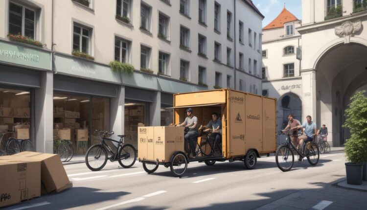 Neuer Radlogistik-Hub in München: Ein zukunftsweisendes Zentrum für umweltfreundliche Lieferungen**