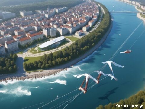 Innovative Nutzung von Gezeitenenergie durch Kitesysteme**