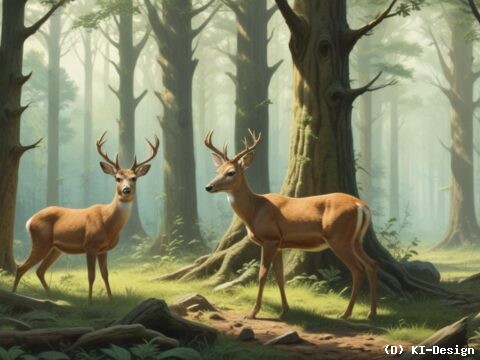 Rehe und ihre Auswirkungen auf die Baumvielfalt in Wäldern**