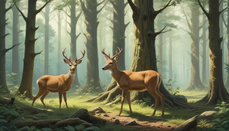 Rehe und ihre Auswirkungen auf die Baumvielfalt in Wäldern** Rehe und ihre Auswirkungen auf die Baumvielfalt in Wäldern**