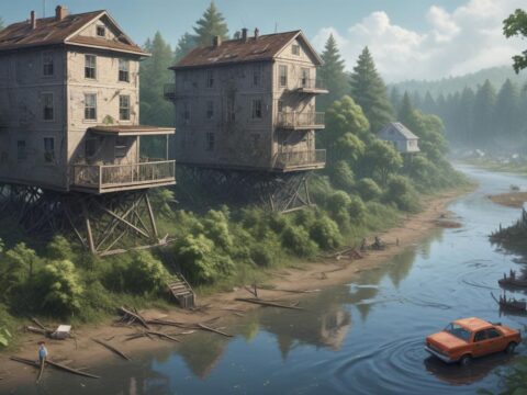 Revolutionäre KI-Technologie für präzisere Hochwasserprognosen**