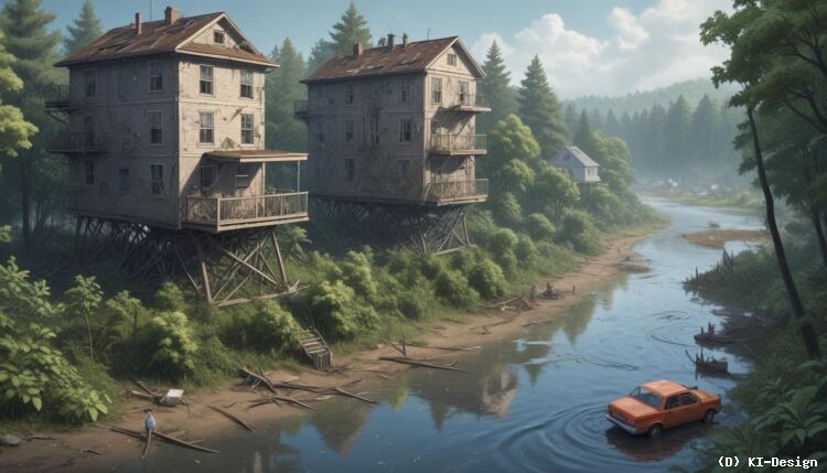 Revolutionäre KI-Technologie für präzisere Hochwasserprognosen** Revolutionäre KI-Technologie für präzisere Hochwasserprognosen**
