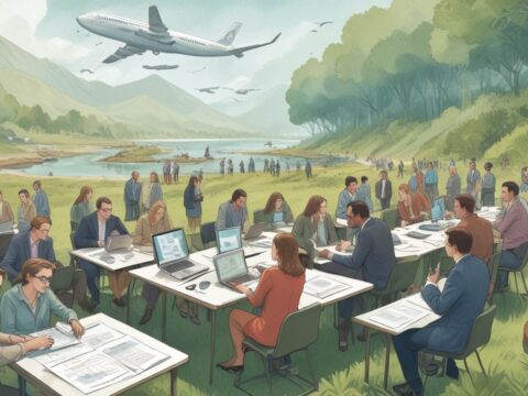 CO2-Fußabdruck von Konferenzreisen | ISTA-Wissenschafter:innen untersuchen die Nachhaltigkeit von Reisen zu Tagungen