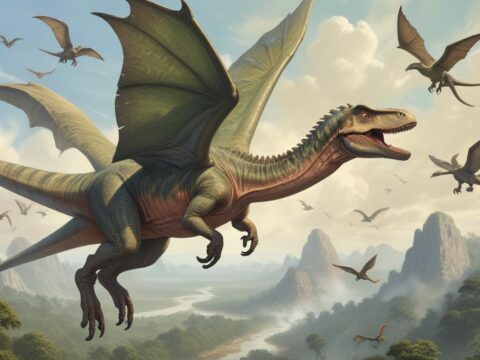 Evolution des Fliegens: Die unterschiedlichen Gehirnentwicklungen von Flugsauriern und Vögeln**