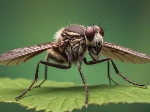 Alarmierende Bestandslage der Raubfliegen: Gefährdung durch Klimawandel und Lebensraumverlust**