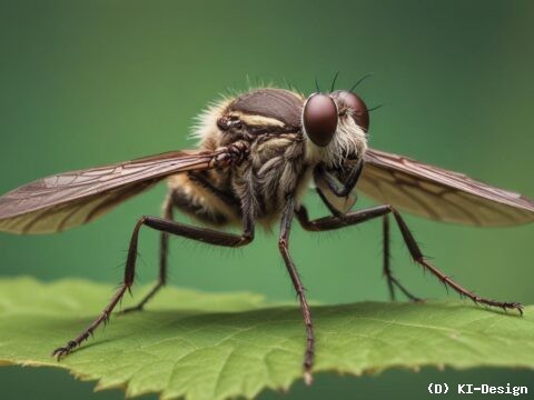 Alarmierende Bestandslage der Raubfliegen: Gefährdung durch Klimawandel und Lebensraumverlust**