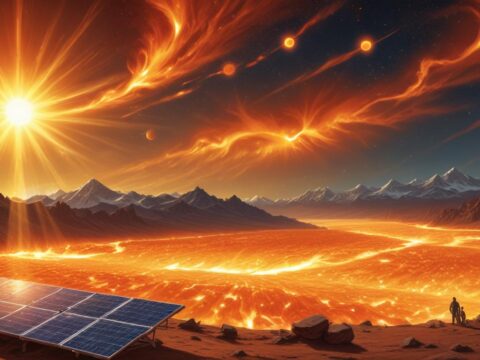 Historische Beobachtungen einer aktiven Sonnenregion**