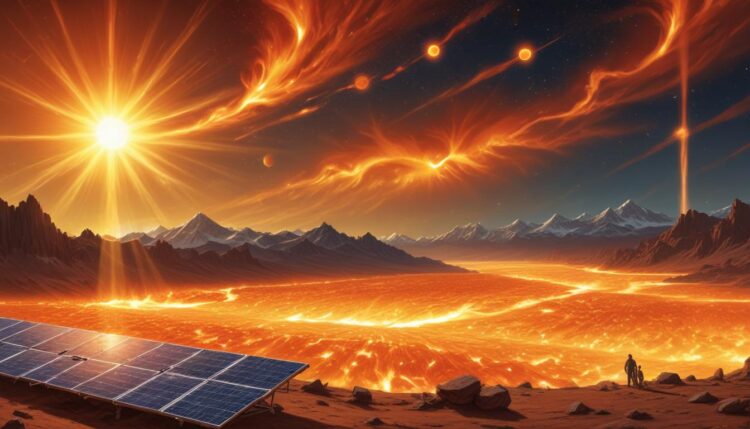 Historische Beobachtungen einer aktiven Sonnenregion**