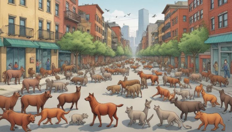 Der Einfluss urbaner Lebensräume auf das Sozialverhalten von Tieren**