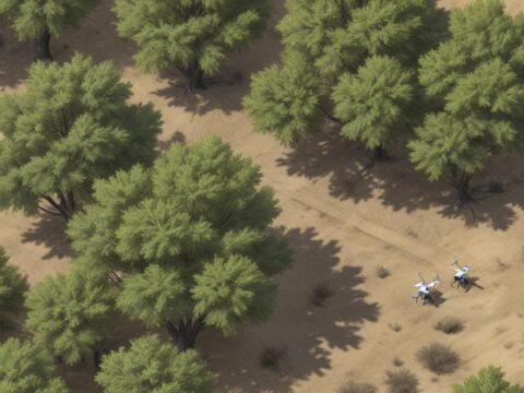 Erkennung von Baumtrockenstress durch Drohnentechnologie**