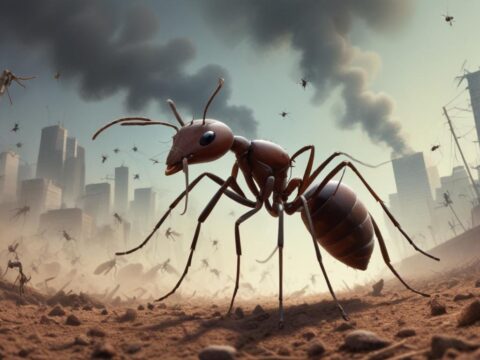 Auswirkungen von Luftverschmutzung auf die soziale Struktur von Ameisenkolonien**