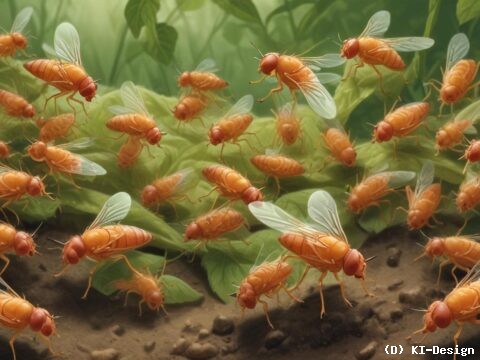 Soziale Interaktionen bei Fruchtfliegenlarven: Einfluss des Umfelds auf das Verhalten**