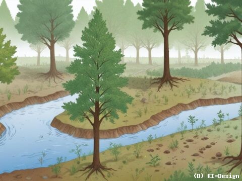 Die tiefen Wurzeln der Bäume: Wasser- und Stickstoffaufnahme unter Klimabedingungen**