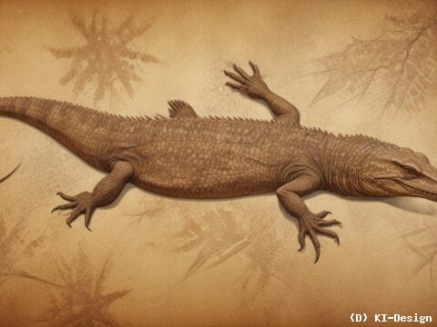 Entdeckung der ältesten Reptilienhautabdrücke im Thüringer Wald** Entdeckung der ältesten Reptilienhautabdrücke im Thüringer Wald**
