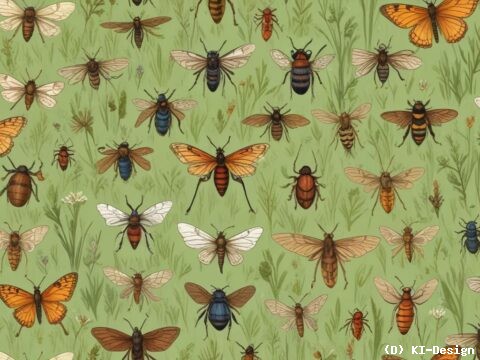 Verborgene Insekten-Vielfalt in Grashalmen durch Mähen bedroht Verborgene Insekten-Vielfalt in Grashalmen durch Mähen bedroht