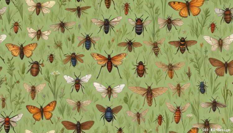 Verborgene Insekten-Vielfalt in Grashalmen durch Mähen bedroht