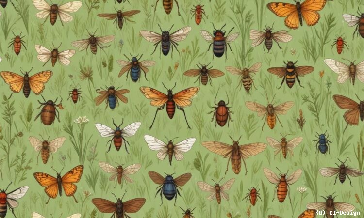 Verborgene Insekten-Vielfalt in Grashalmen durch Mähen bedroht