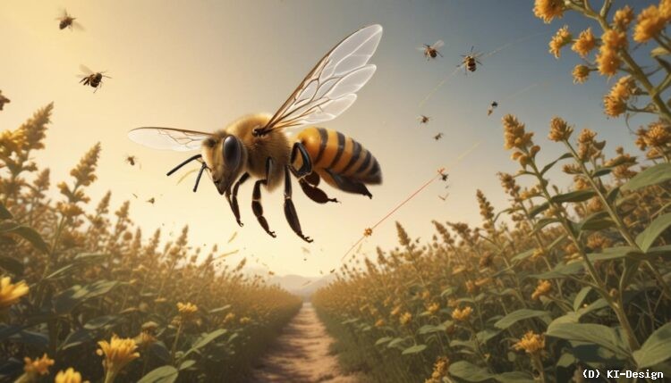 Präzise Navigationsfähigkeiten von Honigbienen enthüllt**