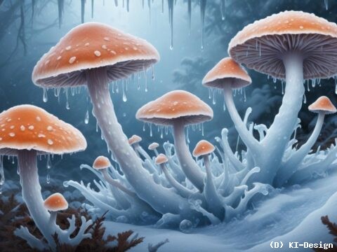 Neue Erkenntnisse über Eisbildung: Pilze adaptieren Bakteriengene für ihre eigenen Zwecke** Neue Erkenntnisse über Eisbildung: Pilze adaptieren Bakteriengene für ihre eigenen Zwecke**