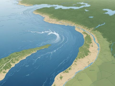 Globale Gezeitenkarte enthüllt den Einfluss auf Küstenflüsse und Hochwasserrisiken**