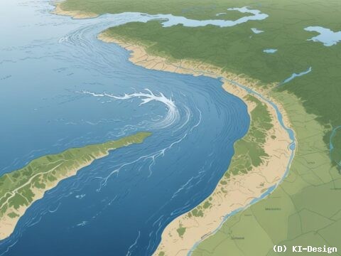 Globale Gezeitenkarte enthüllt den Einfluss auf Küstenflüsse und Hochwasserrisiken**