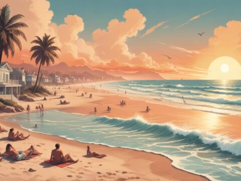 Anstieg der Wassertemperaturen an Küsten: Ursache für verstärkte schwüle Hitzewellen**