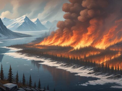 Menschengemachter Klimawandel als Treiber von Extrembränden in der Arktis**