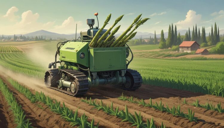 Innovative Robotertechnik revolutioniert die Spargelernte**