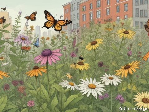 Insektenfreundliche Stadtgestaltung: Mehr als nur Blumen erforderlich** Insektenfreundliche Stadtgestaltung: Mehr als nur Blumen erforderlich**
