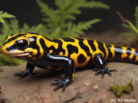 Entdeckung der Biofluoreszenz beim Feuersalamander**