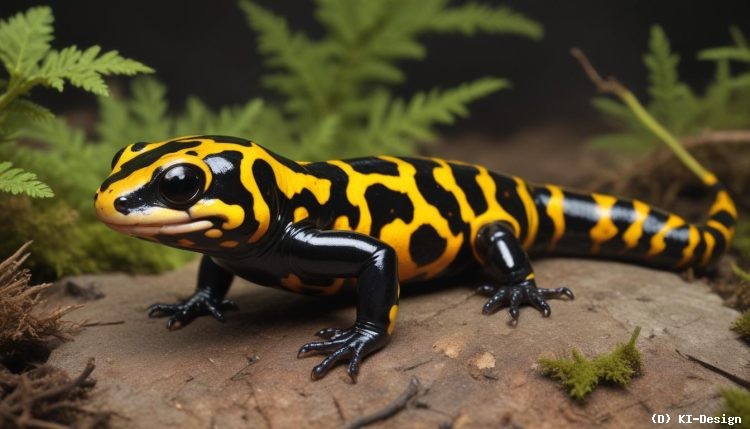 Entdeckung der Biofluoreszenz beim Feuersalamander**