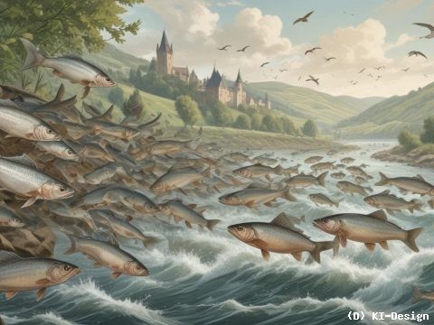 Erfolgreiche Rückkehr des Maifischs in der Mosel: Ein positiver Trend setzt sich fort**