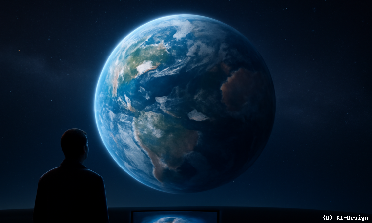 „Die Erde aus dem All: neues Lehrformat vermittelt globale Perspektiven und fördert Umweltbewusstsein.“