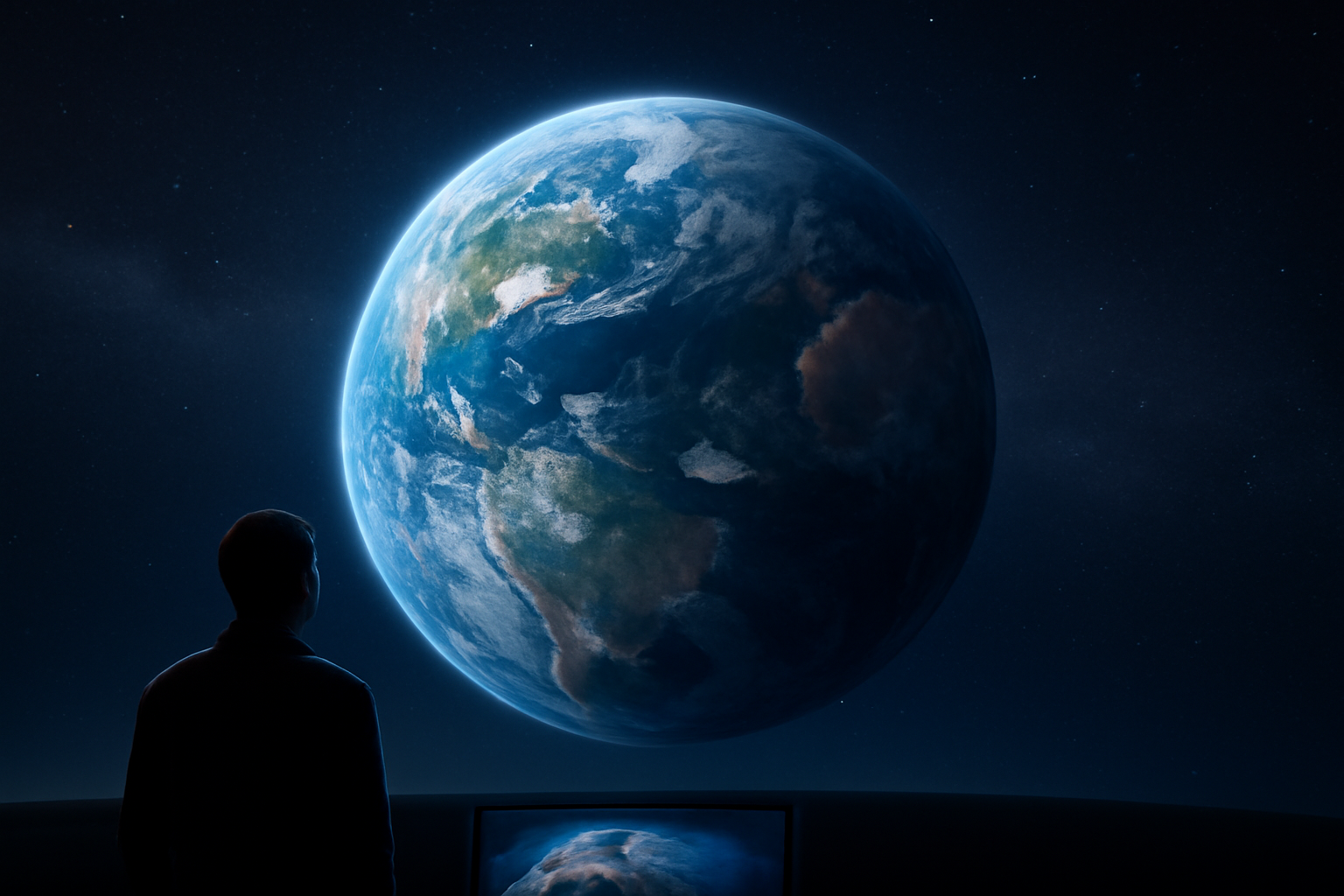 „Die Erde aus dem All: neues Lehrformat vermittelt globale Perspektiven und fördert Umweltbewusstsein.“