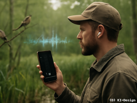 Vögel erkennen ohne Internet: Innovative App nutzt KI zur Identifizierung von Tierstimmen**