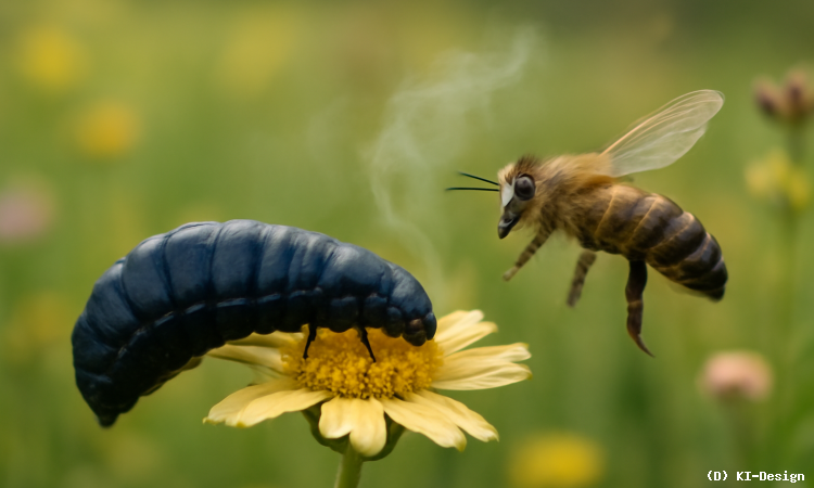 Parasitische Täuschung: Wie Ölkäferlarven den Duft von Blumen nutzen, um Bienen zu manipulieren**