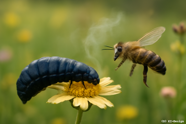 Parasitische Täuschung: Wie Ölkäferlarven den Duft von Blumen nutzen, um Bienen zu manipulieren**