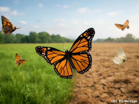 Globale Veränderungen im Lebensraum von Schmetterlingen durch den Klimawandel**