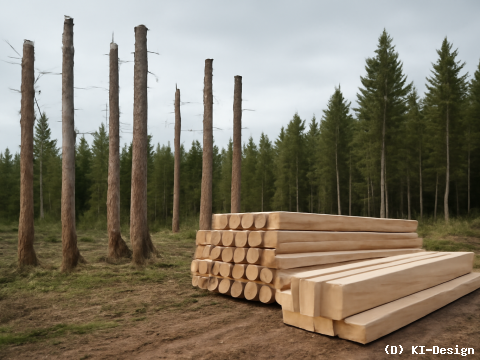 Nutzung von stehend gelagertem Fichtenschadholz für die Herstellung hochwertiger Holzprodukte** Nutzung von stehend gelagertem Fichtenschadholz für die Herstellung hochwertiger Holzprodukte**