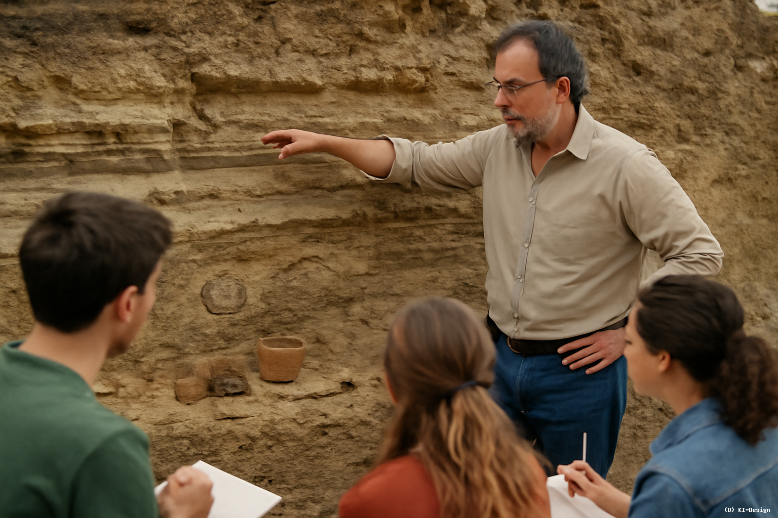 „Geologische Funde als Lehrmaterial: Zeitzeugen der Erde unterstützen Bildungsangebote für Lehrkräfte.“