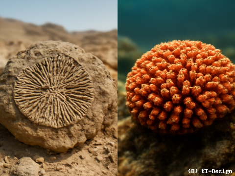 Fossile Koralle aus dem Iran: Ein Fenster in die Resilienz der Korallen unter Temperaturstress** Fossile Koralle aus dem Iran: Ein Fenster in die Resilienz der Korallen unter Temperaturstress**