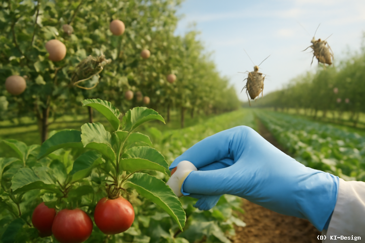 Innovative Duftstoffstrategie zur Bekämpfung der Marmorierten Baumwanze im Obst- und Gemüseanbau** Innovative Duftstoffstrategie zur Bekämpfung der Marmorierten Baumwanze im Obst- und Gemüseanbau**